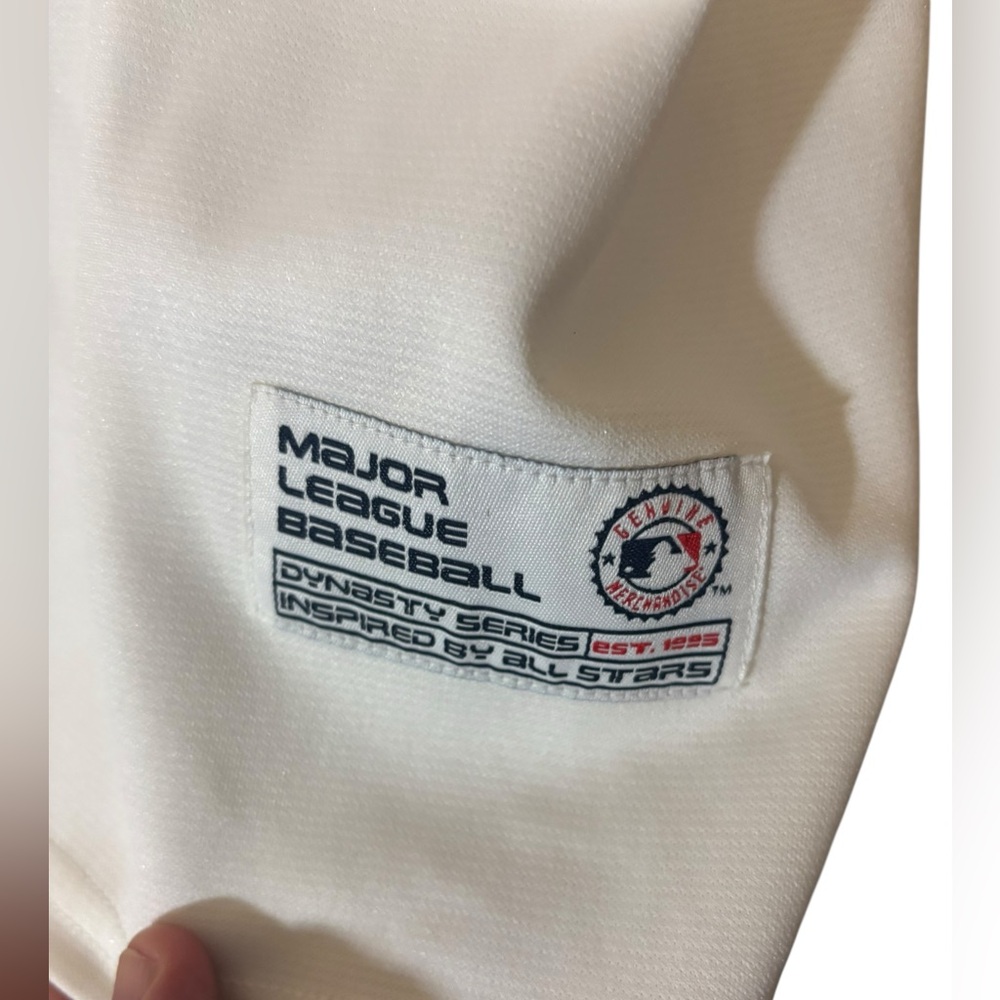 St. Louis Kids Baseball Jersey - White and Red - Picture 2 of 6